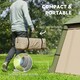 image 8 of Outsunny Inflatable Camping Tent, Easy Setup 2 Man Tent 