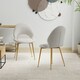 image 3 of COSTWAY Dining Chairs Set of 2 Accent Chairs Grey