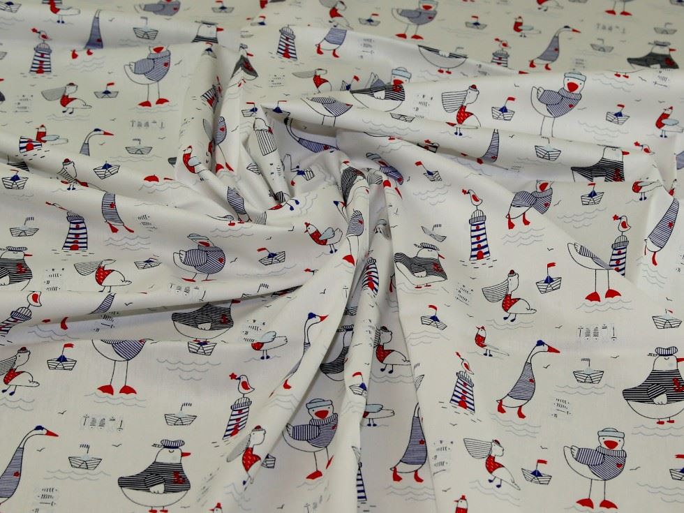 John Louden White 100% Cotton Poplin Dressmaking Fabric, 150cm / 59" Wide - per metre