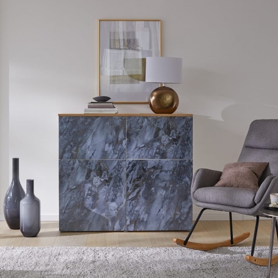 image 1 of Sticky Back Plastic Romeo Gold Marble Effect Kitchen Self-adhesive Vinyl Wrap for Cupboards, Doors and Worktops 67.5cm x 2m - d-c-fix