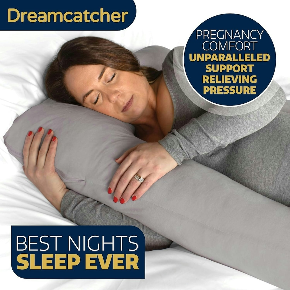 image 1 of Dreamcatcher U-Shaped Pregnancy Pillow Maternity Nursing Support Cushion Grey Grey