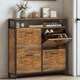 image 3 of Industrial 4 Drawer Shoe Storage Rack Hallway Organiser