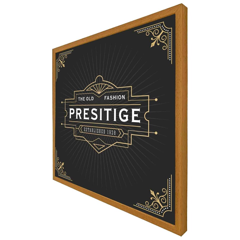 image 1 of Art deco old fashioned prestige (Picutre Frame) White | XS