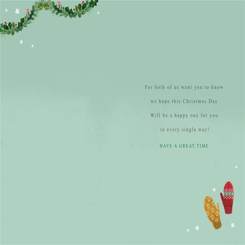 image 1 of Baubles Design From Both Of Us Christmas Card