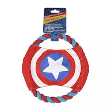 Marvel Captain America Rope Frisbee Dog Toy
