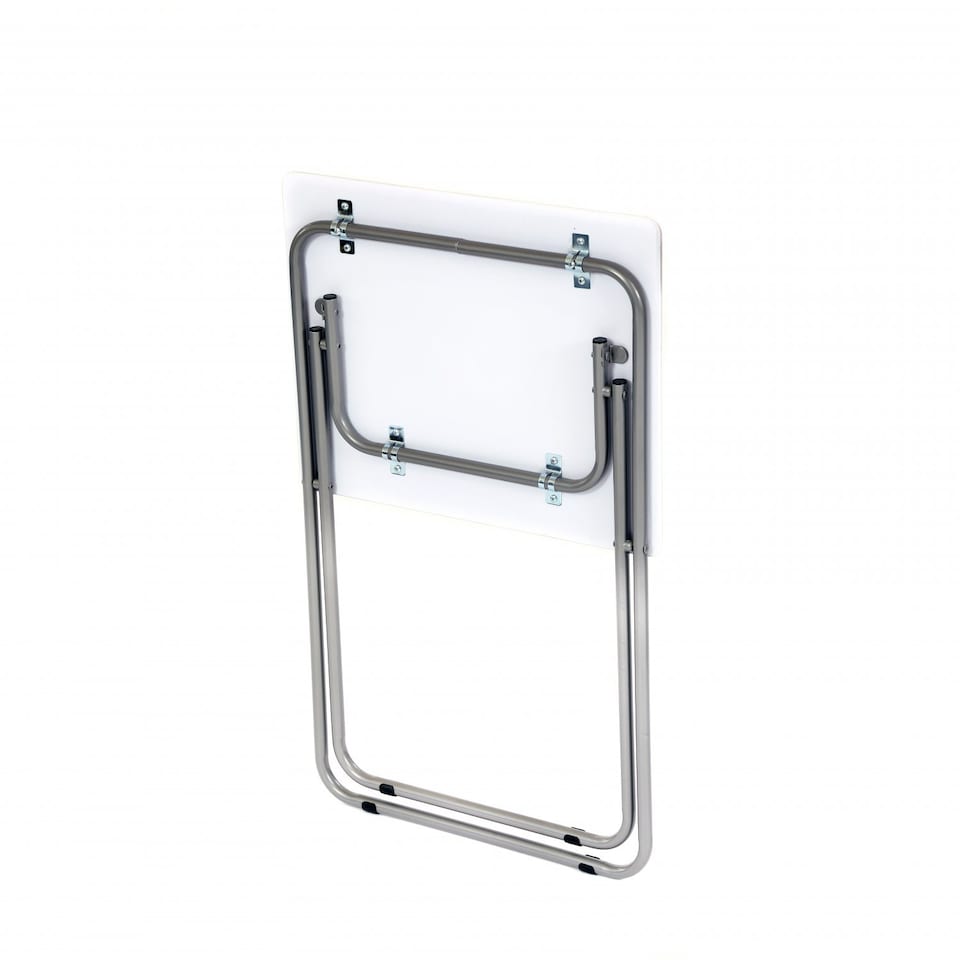 image 1 of Lightweight Portable Folding Snack Laptop TV Tray Table Desk | White