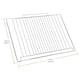 image 8 of Hotpoint Oven Shelf Wire Rack SA2540HBL Cooker Grill Genuine 477mm x 363mm