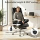 image 6 of Levede Office Chair Big Tall High Back Heavy Duty PU Recliner Executive Chair