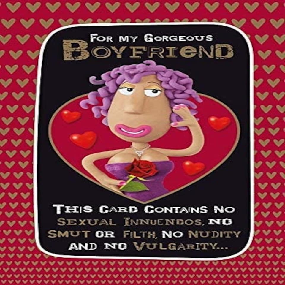 image 1 of For My Gorgeous Boyfriend Valentine's Day Card