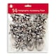 image 1 of Pack of 14 Pieces Christmas Silver Holographic Gift Bows and Cops