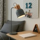 image 2 of CGC CHAR Grey and Copper Desk Lamp Study Light Adjustable Head Grey