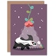 image 1 of Bird Badger Kids Birthday Child Kids Card