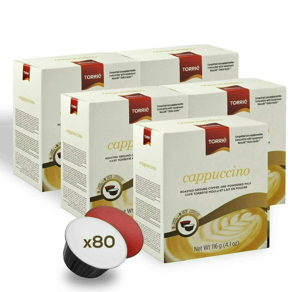 image 1 of Cappuccino - Dolce Gusto ® Compatible Milky Coffee Capsules (80 Pods)