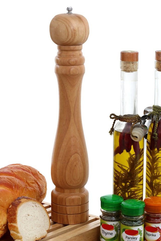 image 1 of Soka Rubberwood Pepper Mill