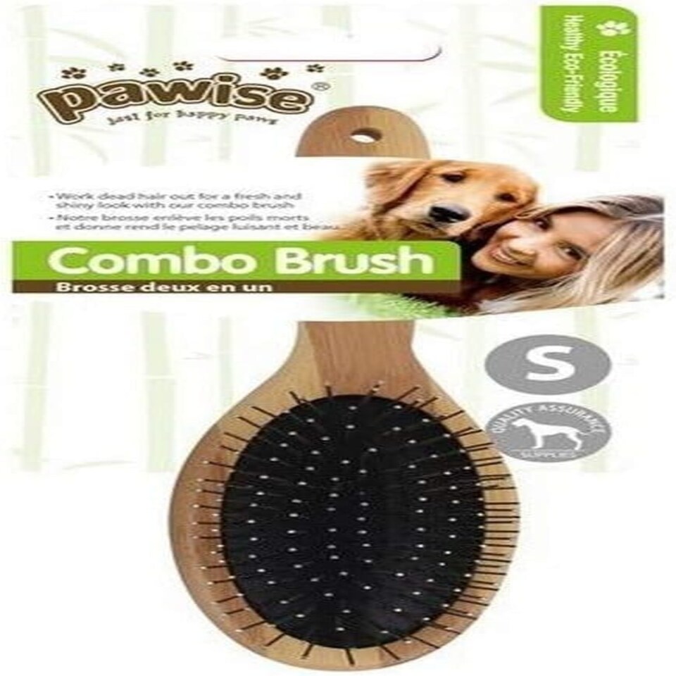 image 1 of Pawise Grooming Combo Brush Large