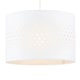 image 1 of BHS Laser Cut Easy Fit Light Shade, White