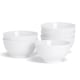 image 1 of Argon Tableware Classic White Rice Bowls - 13cm - Pack of 6 | White | White