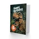 image 2 of Jurassic Dinosaur Roaring T Rex Jungle 5th 5 Year Old Birthday Card