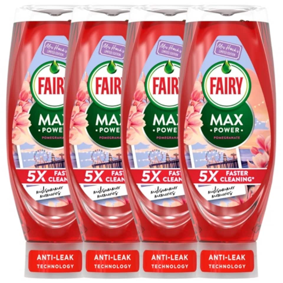 image 1 of Fairy Max Power 730ml Washing Up Liquid Mrs Hinch's Midsummer Memories