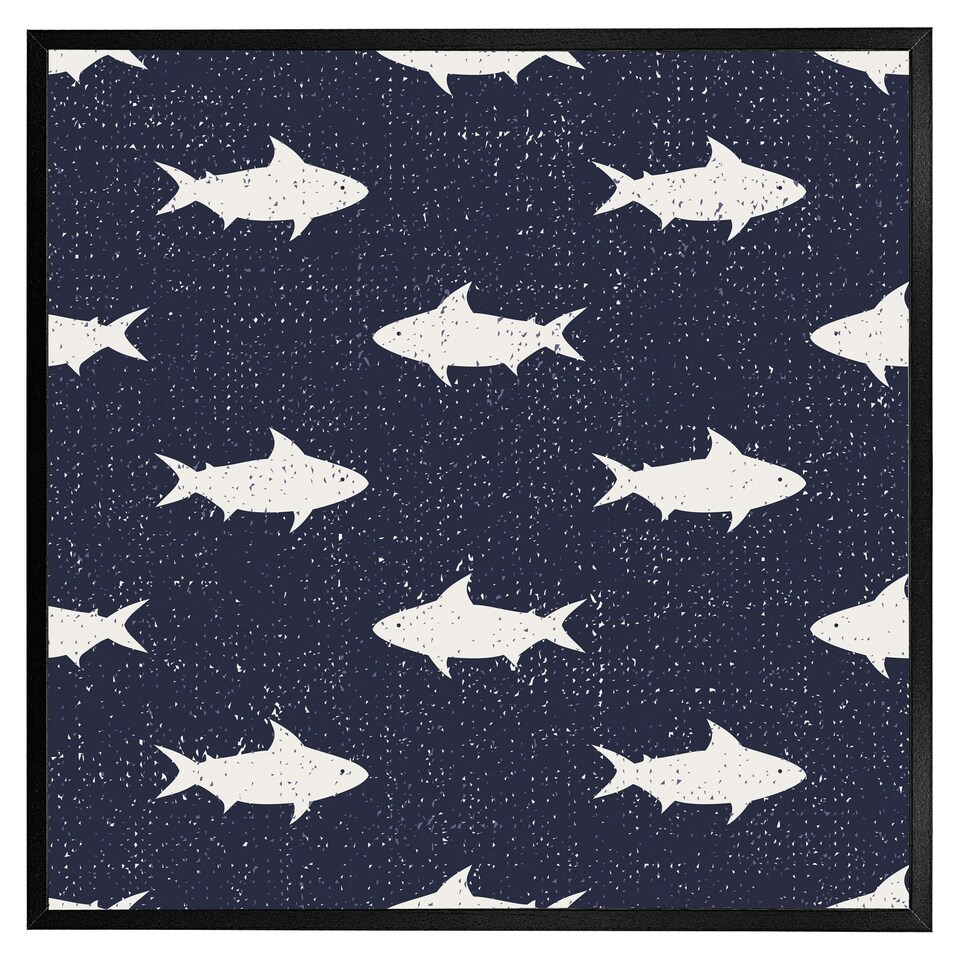 image 1 of Fish (Picutre Frame) White | XL