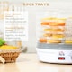 image 4 of HOMCOM 5 Tier Food Dehydrator for Drying Fruit Meat Vegetable Jerky Pet Treat