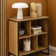 image 5 of Swindon Bookcase with 4 shelves in Oak