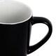 image 5 of Argon Tableware 6x Coloured Coffee Mugs - Black - 350ml - Tea Mug Latte Mug Cappuccino Mug Drinking Mug Black