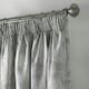 image 5 of Fiji Pencil Pleat Curtains - Silver - 229 cm x 229 cm