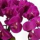image 3 of Artificial Deluxe Bush Orchid Pink 85cm Bush Orchid Lots of Flowers Botanik
