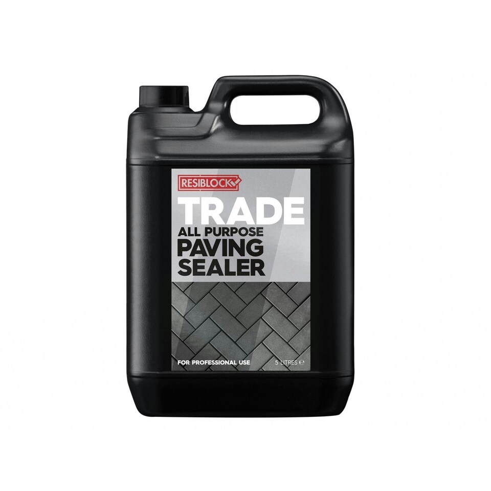 Everbuild Sika Resiblock All Purpose Paving Sealer 5 Litre (trade) - Multi Colour - One Size