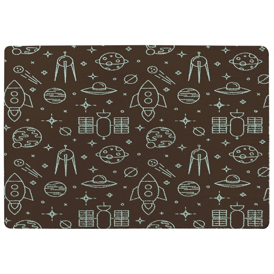 image 1 of Planets and stars (Rug) Brown | Small: 60x110cm