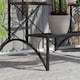 image 9 of Outsunny 3-Tier Metal Plant Stand for Garden Balcony Indoor Outdoor, Black | Black | Black