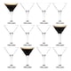 image 1 of Rink Drink Espresso Martini Glasses - 175ml - Pack of 12