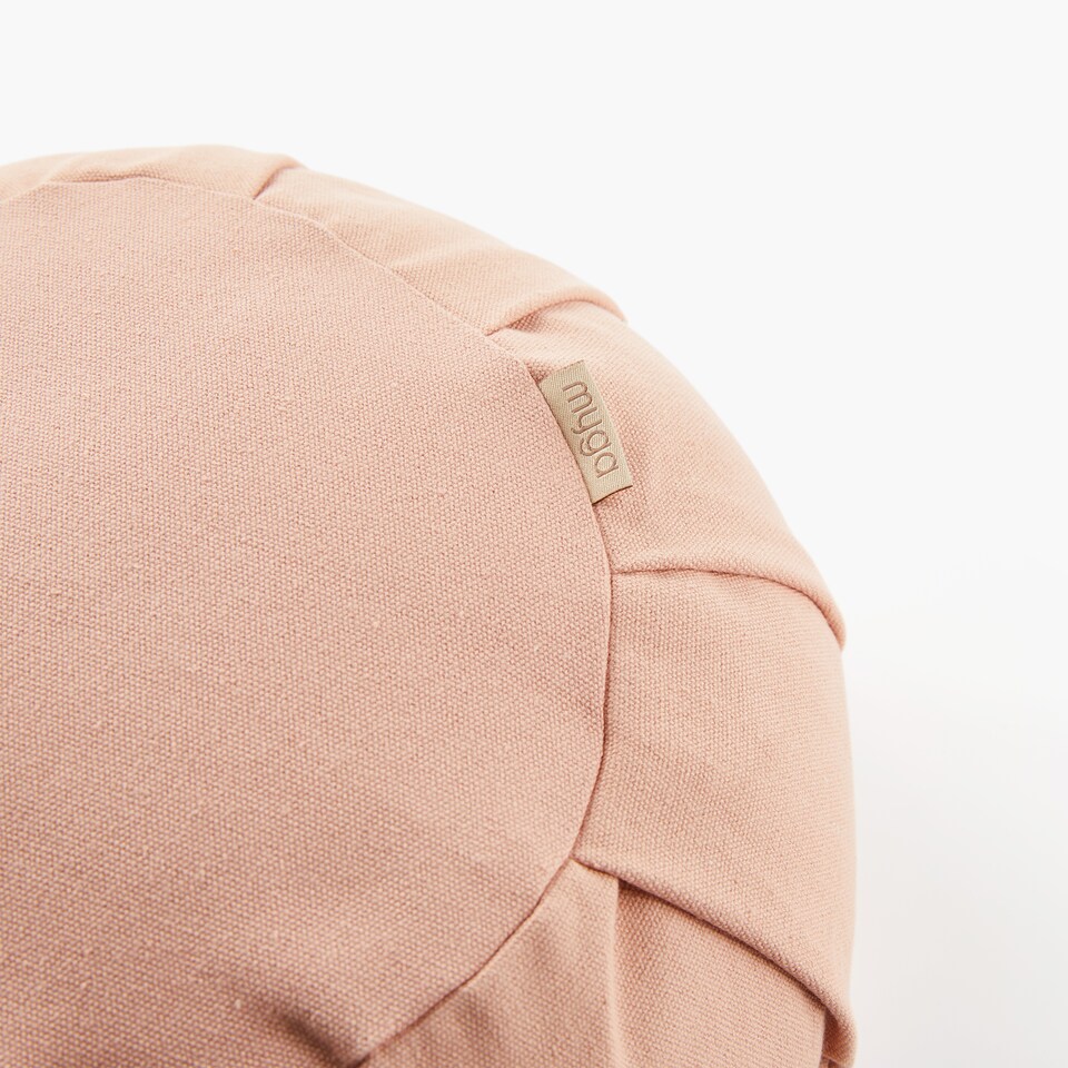 image 1 of Myga Zafu Yoga Meditation Cushion - Blush | Pink