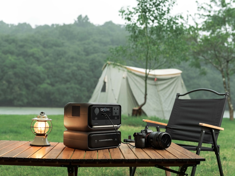 image 1 of EcoFlow River 3 Max portable power station with 576wh capacity & 1200w max power output