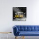 image 3 of Metal Art Tram Brushed Aluminium Print