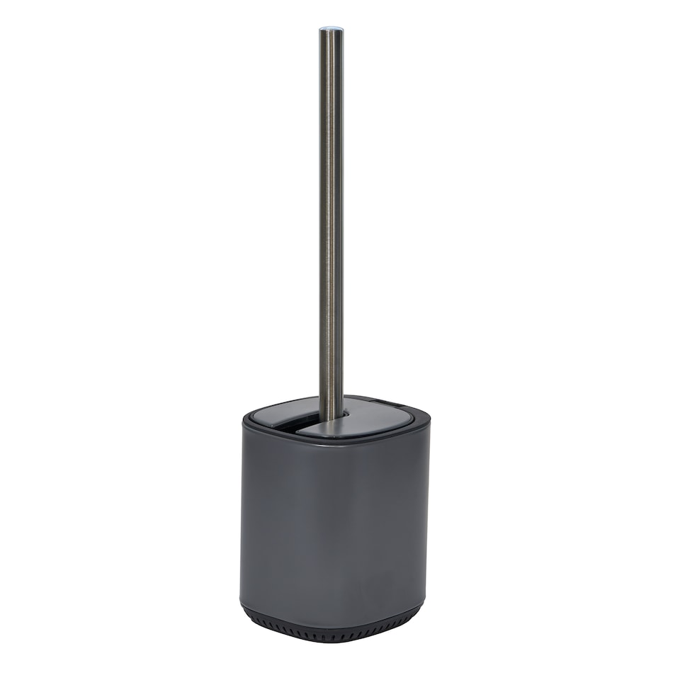 image 1 of Showerdrape Echo Anthracite Grey Steel Toilet Brush & Holder | Grey | Anthracite Grey | 1