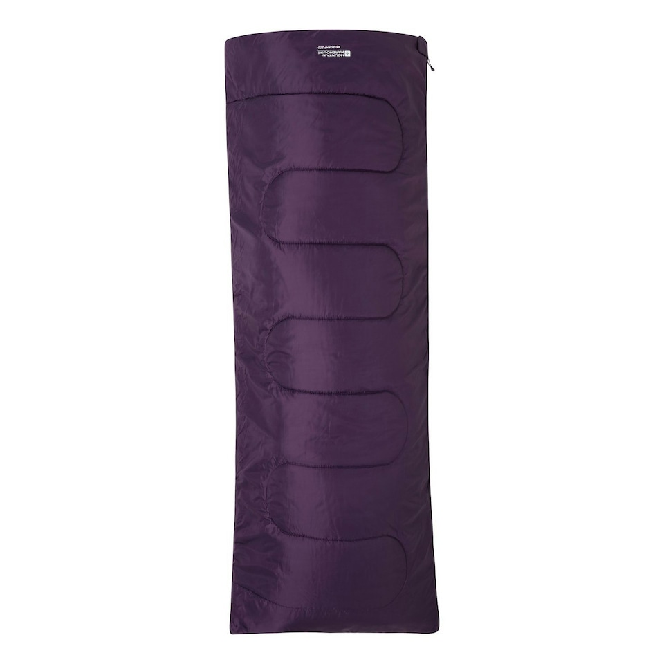 Mountain Warehouse Basecamp 200 Summer Sleeping Bag - Purple - One Size