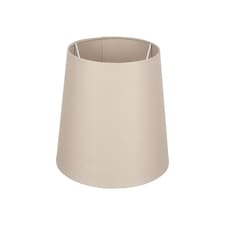 30cm Taupe Tapered Poly Cotton Lampshade for Table Lamps