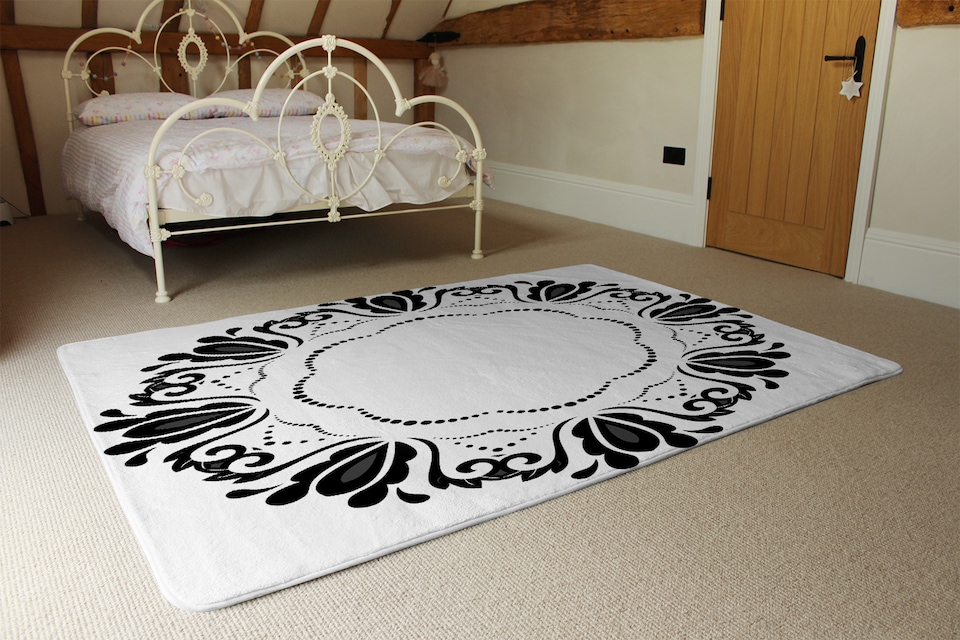image 1 of Decorative Floral Element Rug | Multi