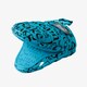 image 2 of Silicone Hot Grab Mini Oven Mitt, Hot Print Blue | Aqua