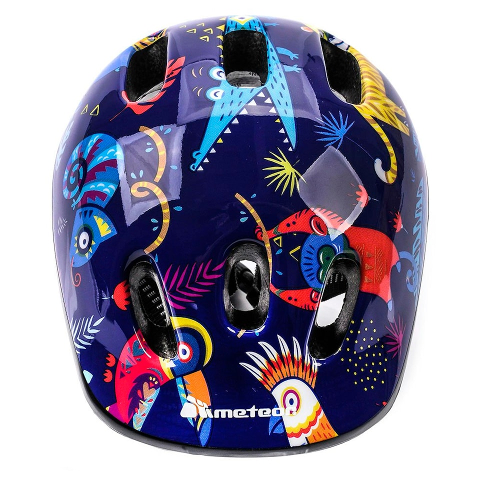 image 1 of Helmet for Kids Toddlers – Lightweight Adjustable Bike Helmet for Boys & Girls – Safety Crash Protection for Cycling, Scooter, Skateboard – MV62 Blue | Jungle | S