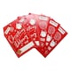image 2 of Pack of 12 Pack of 10 Santa Claus Christmas Red Gift Tags & Sticker Sheets