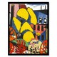 image 1 of Trees Urban Landscape Henry Lyman Sayen Framed Wall Art Print 12X16"