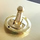 image 3 of SE HOME Satin / Brushed Brass Satellite And Isolated Coaxial 1 Gang Socket Black | Satin Brass