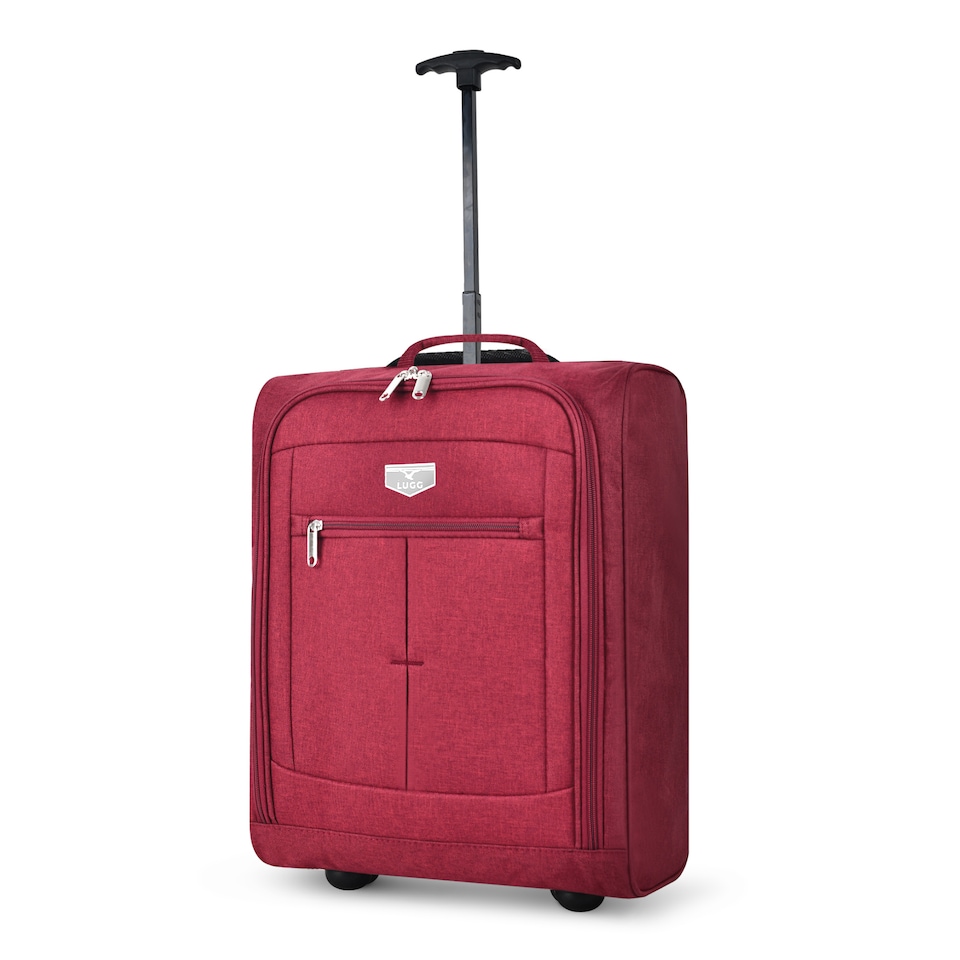 image 1 of Lugg Jupiter Soft Cabin Bag 55x40x20cm Lightweight Wheeled Trolley Ryanair Size
