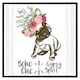 image 2 of Portrait of french bulldog puppy (Picture Frame) Grey | S