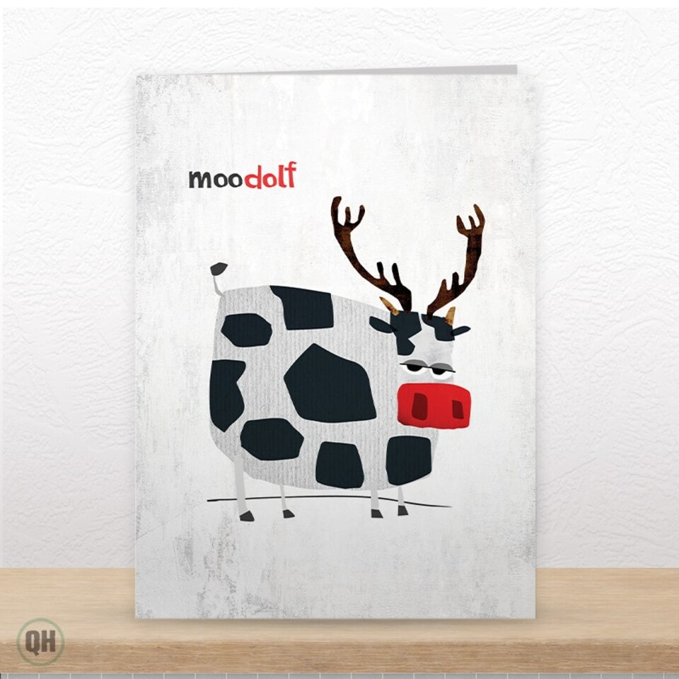 image 1 of Moodolf - Funny Christmas Card By Paul Delaney