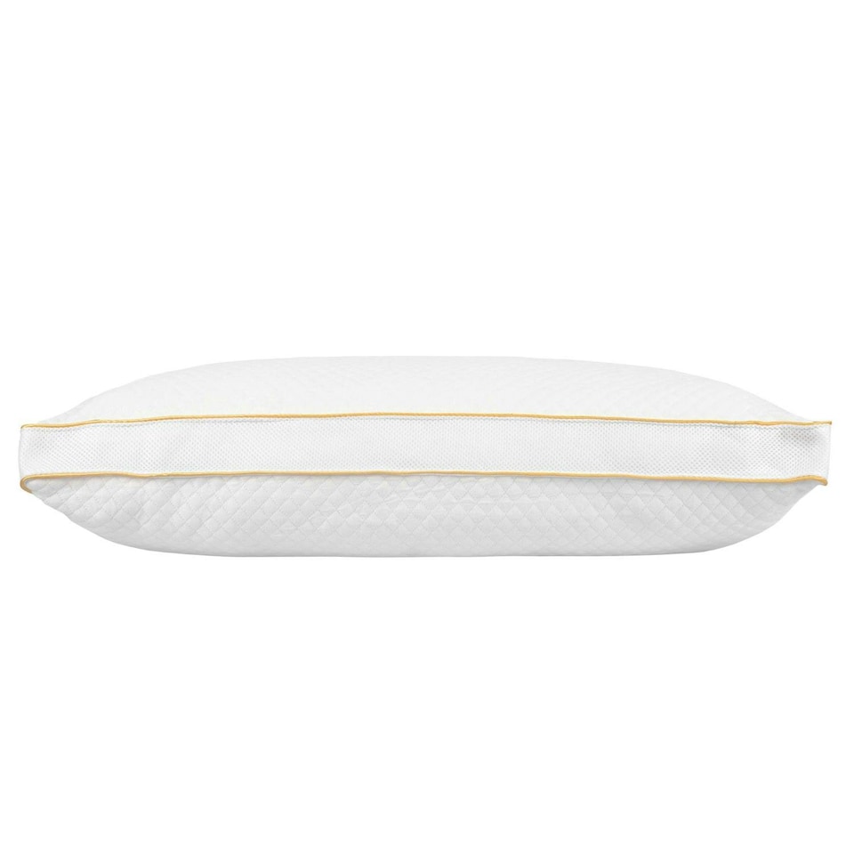 image 1 of Homescapes Hypoallergenic Breathable Luxury Pillow - 48 x 74 cm | White