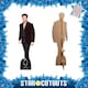 image 2 of Aaron Taylor-Johnson Brown Jacket Lifesize Cardboard Cutout 181cm